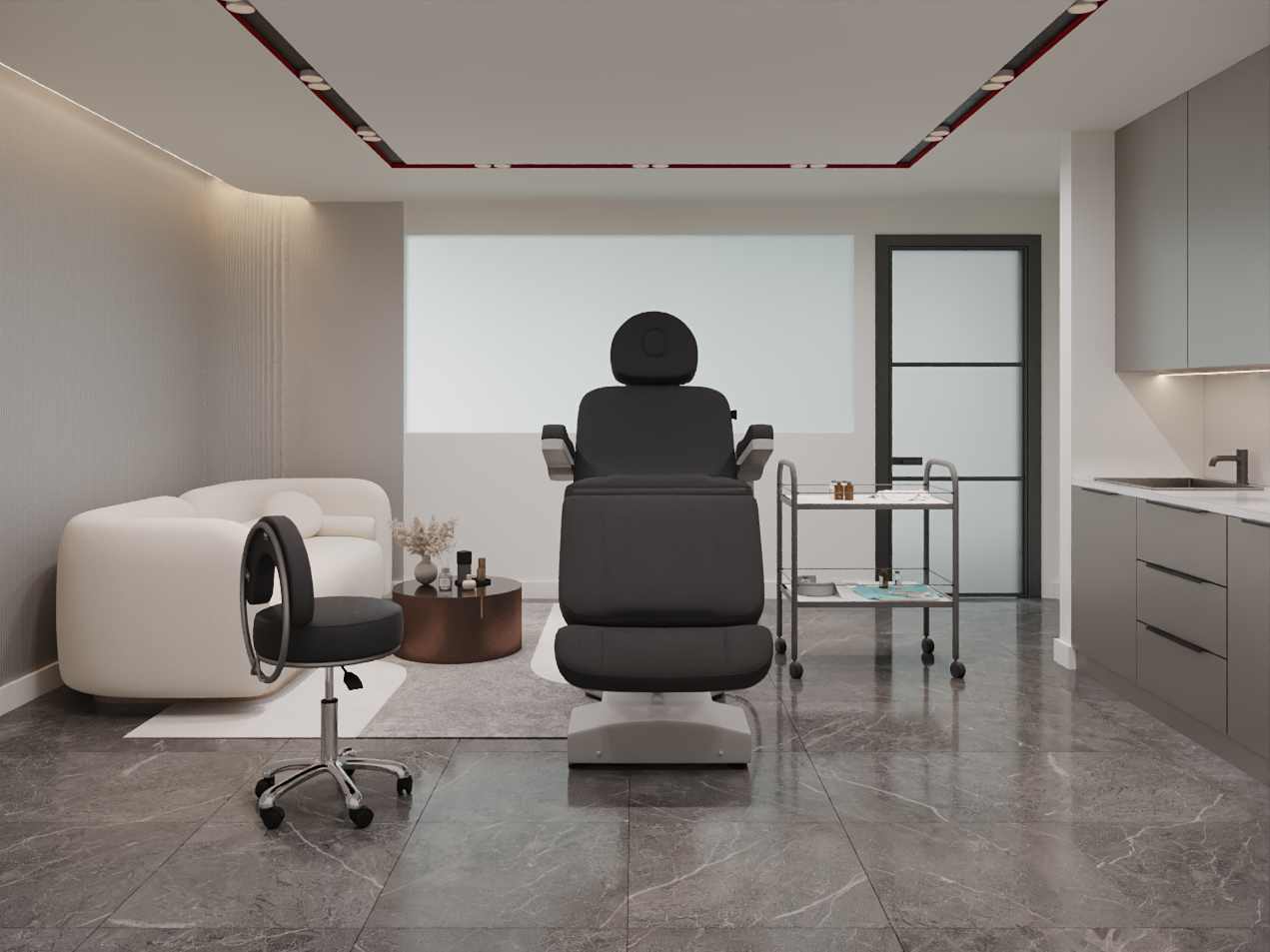 First-floor medical exam room